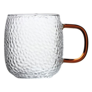 Kubek szklany 330ml Jack bursztyn